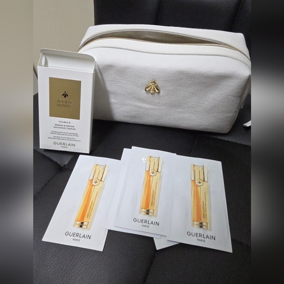 Guerlain Abeille Royale Revitalizing Ritual Day cream and Pouch - Picture 6 of 8